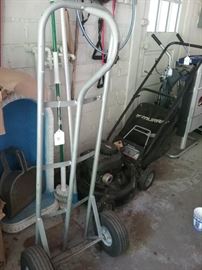 Hand Truck 20" Cut Murray Mower w/bagger