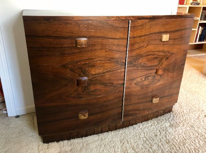 Gilbert Rohde for Herman Miller No. 3770 Rosewood Six Drawer Chest, c. 1940