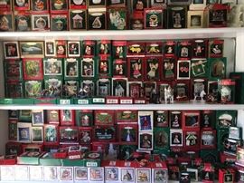 Small portion of the Hallmark ornament collection