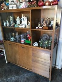 Mid-Century china cabinet & barware