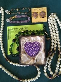 Swarovski bracelet & Marvella pearls