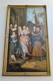 Large Oil on Canvas, circa 1850