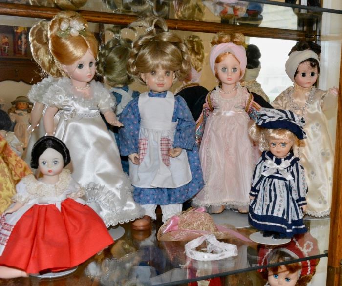 Case FULL of Vintage Dolls