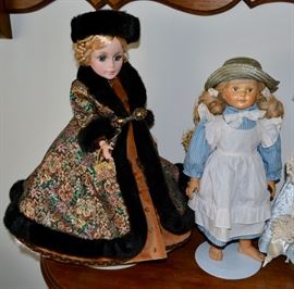 Case FULL of Vintage Dolls