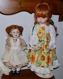 Case FULL of Vintage Dolls