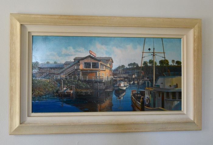 Harbor Scene by Mottola