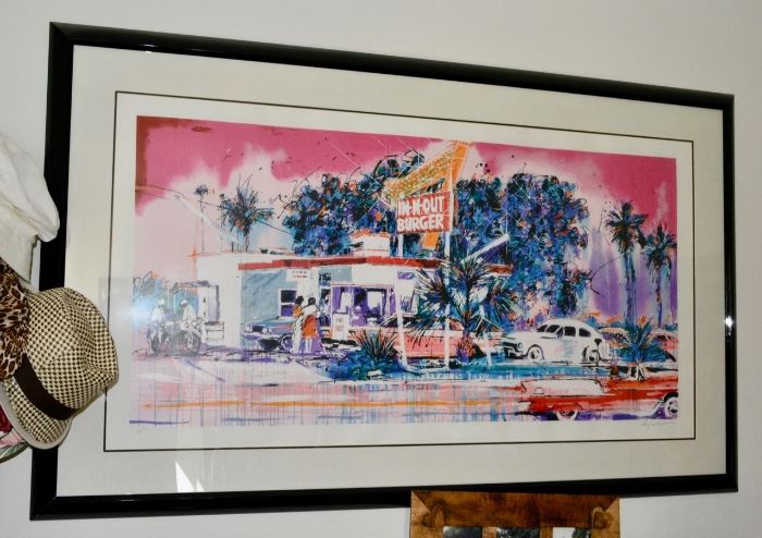 In N Out Lithograph