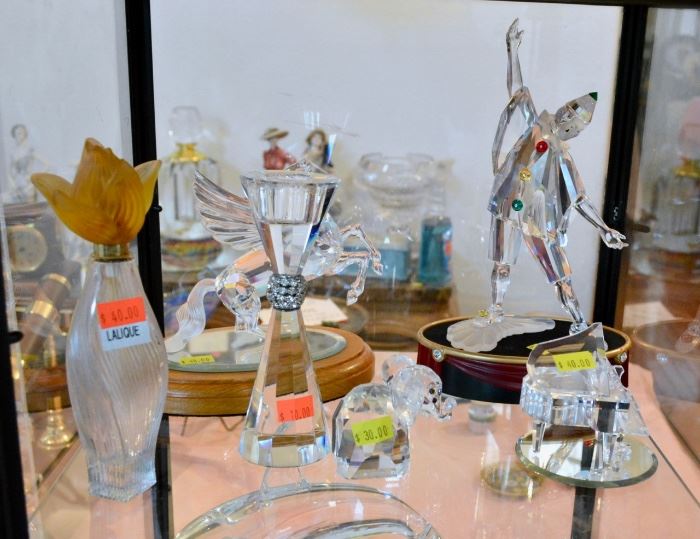 Beautiful Perfume Bottles and Paperweights