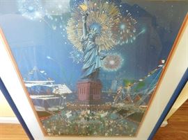 Statue of Liberty art/ 4th of July
