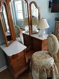 Antique vanity
