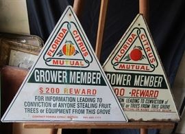 Vintage Metal Signs