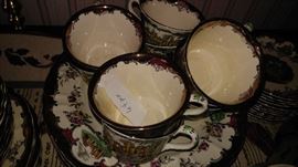 #64 pcs Antique Mason's Leeds China