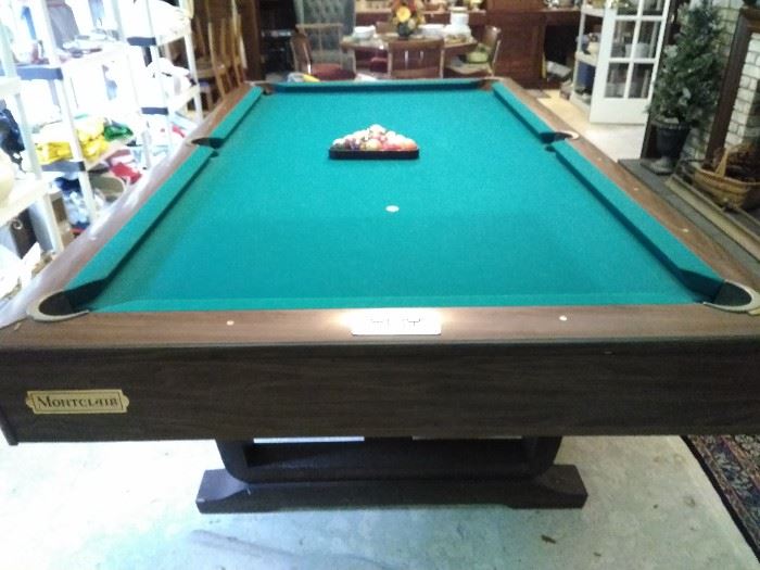 Montclair Brunswick pool table