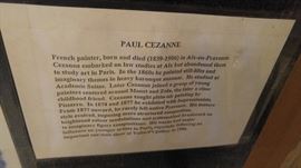 Artist Paul Cezanne 
