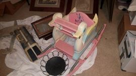 Antique duck rocker