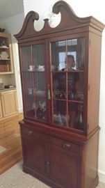 Mahogany China cabinet