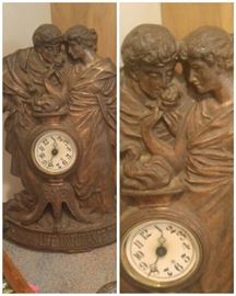 Vintage Life insurance clock