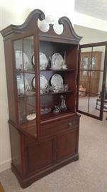 Mahogany China cabinet