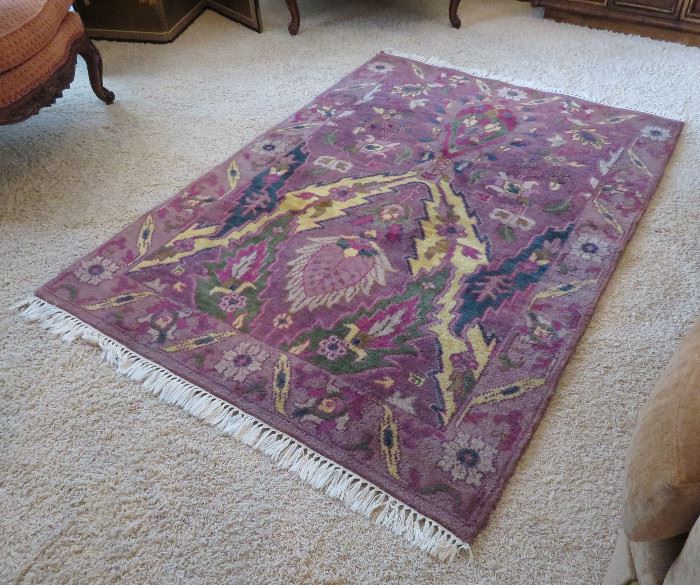 Oriental rug - orchid color - 5'9" x 4'3"