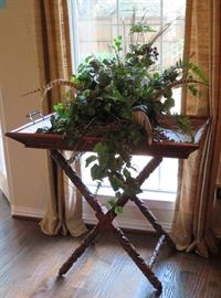 Large butler's tray with stand