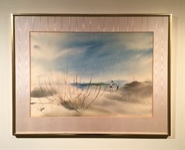 Signed Chen watercolor.