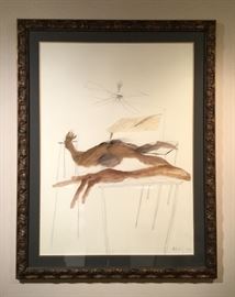 Work on paper by Adrian Luchini, St. Louis artist.