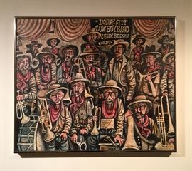 Eugene Henry Mackaben, oil on canvas, listed western artist.