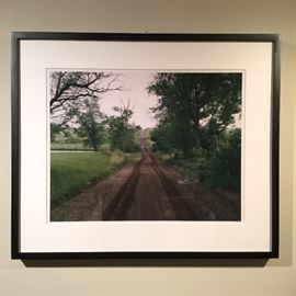 Custom framed contemporary photograph. 