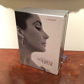 Christie's Elizabeth Taylor complete catalogs with sleeve.