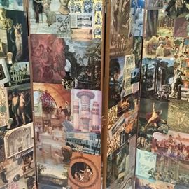 Detail of folding screen.