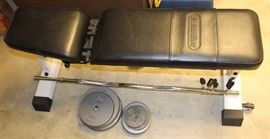 Nautilus weight bench.