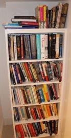 Large amount of books.