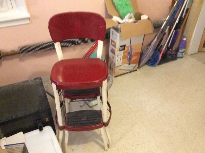 COSTCO RED STEP STOOL