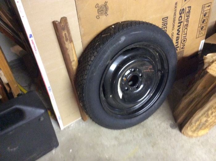 Brand new tire and rim
