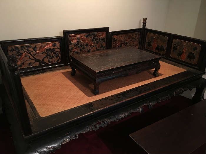 19th Century Chinese Ching Dynasty Bed