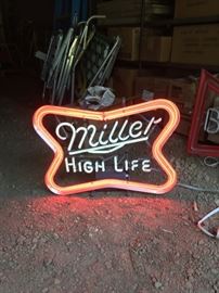 Neon Miller High Life Sign