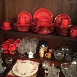 Great deals on China and glassware.