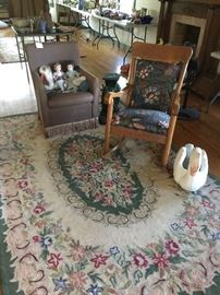 Rug and some of the furniture
