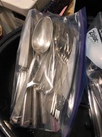 silver plate flatware by the bag full