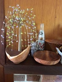 several Karl Wuestefeld bowls signed