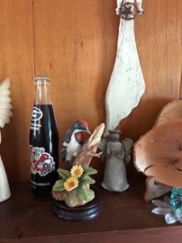 neat items on the mantle