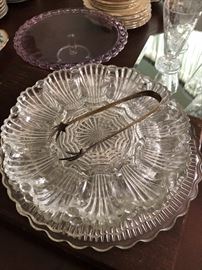 two egg plates. a Southern must!