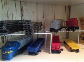 Vintage Santa Fe train set