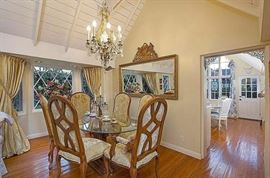 Everything on the table has sold as well as the kitchen chairs and table