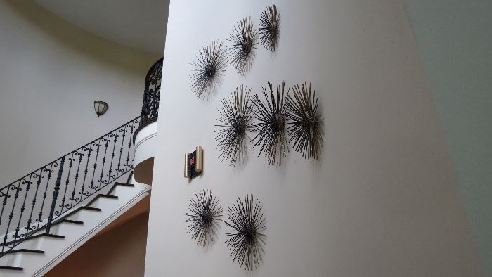 Sea Urchin/ Metal wall Decor. - Great conversation piece