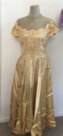 A lovely champagne colored dress