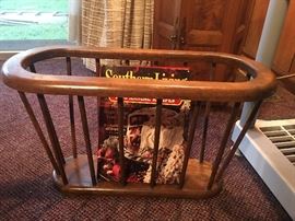 Vintage magazine rack