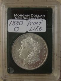 1880-O  Proof Like Morgan Silver Dollar