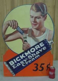 Cardboard Bickmore Advertising Sign