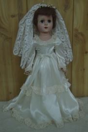 Antique Bride Doll